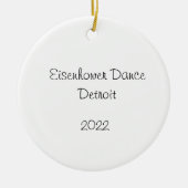 Aangepaste versiering voor Angela A. Keramisch Ornament (Voorkant)