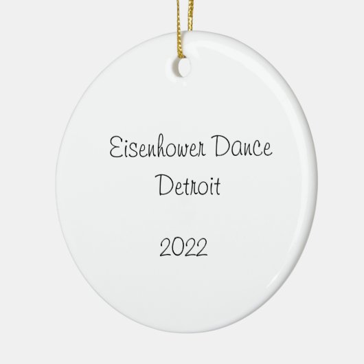 Aangepaste versiering voor Angela A. Keramisch Ornament (Links)