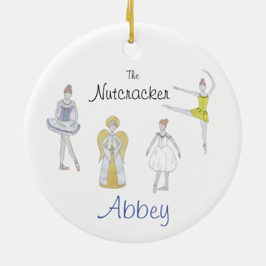 Aangepaste versiering voor Angela A. Keramisch Ornament (Achterkant)