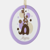 Aangepaste versiering voor Elle-n-Friends Keramisch Ornament (Rechts)
