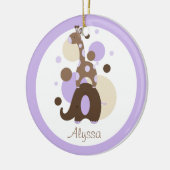 Aangepaste versiering voor Elle-n-Friends Keramisch Ornament (Links)