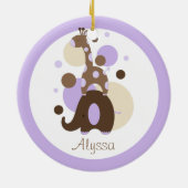 Aangepaste versiering voor Elle-n-Friends Keramisch Ornament (Achterkant)