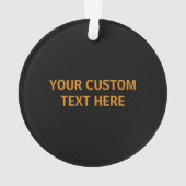 Aangepaste versiering voor Inspirerend lamp Ornament (achterkant)