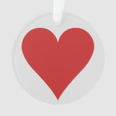 Aangepaste versiering voor kaartspeler ornament (voorkant)