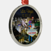 Aangepaste versiering voor Las Vegas Metalen Ornament (Rechts)