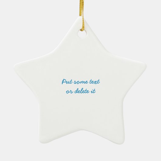 Aangepaste versiering voor vrede keramisch ornament (Achterkant)