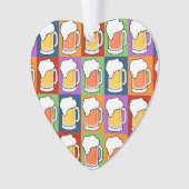 Aangepaste versieringen voor BEER Pop Art Ornament (voorkant)