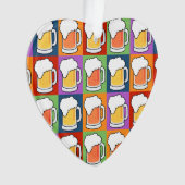 Aangepaste versieringen voor BEER Pop Art Ornament (voorkant)