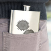 Aangepaste versnellingsbak heupfles (Voorbeeld)