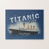 Aangepaste verstelbare tekst Southampton 1912 Tita Legpuzzel (Horizontaal)