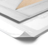 Aangepaste Vertical Beach en Ocean Window Uitzicht Poster (Hoek)