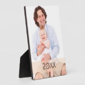Aangepaste Verticale Fotojaarstift Fotoplaat (Zijkant)