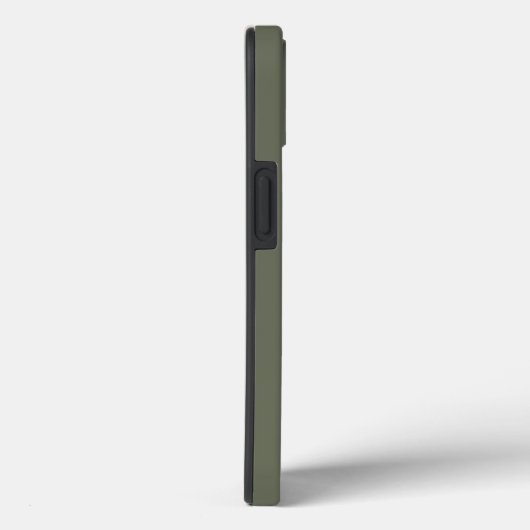 Aangepaste Verticale Moss Groene iPhone 13 Hoesje (Achterkant / Rechts)