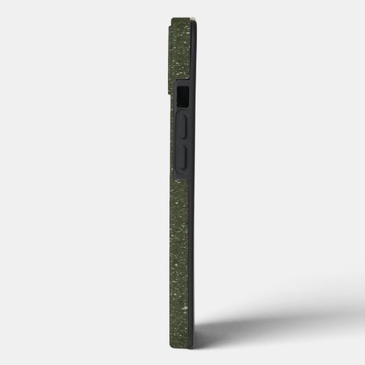 Aangepaste Verticale Moss Groene iPhone 13 Hoesje (Achterkant / Links)