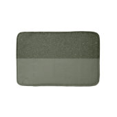 Aangepaste verticale split mos groene badmat (Voorkant)