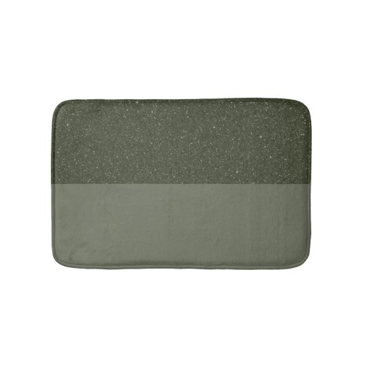 Aangepaste verticale split mos groene badmat (Voorkant)