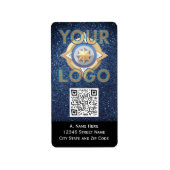 Aangepaste Verticale Stickers met QR-code Professi (Voorkant)