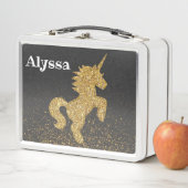 Aangepaste verwisselbare naam Unicorn Lunchbox (In situ)