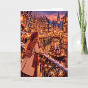 Aangepaste verzen Colmar Kerstliederen Groet Kaart