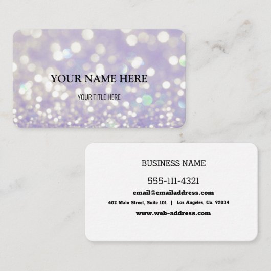 Aangepaste verzenddoos visitekaartje (Voorkant / Achterkant)