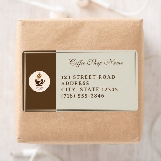 Aangepaste verzendlabels voor koffiezaak – Geperso Etiket (Insitu)
