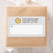 Aangepaste verzendlabels voor zakelijke Logo Etiket (Insitu)