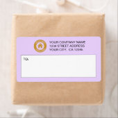 Aangepaste verzendlabels voor zakelijke Logo Etiket (Insitu)