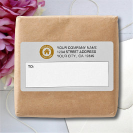 Aangepaste verzendlabels voor zakelijke Logo Etiket