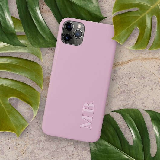 Aangepaste Vet Heldere Stof Roze Blush Roze Gekleu Case-Mate iPhone Case