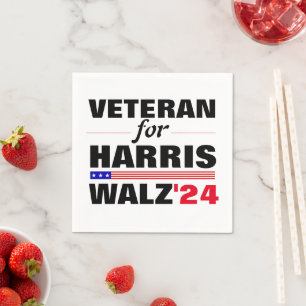 Aangepaste veteranen voor Harris Waltz 2024 verkie Servet