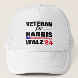 Aangepaste veteranen voor Harris Waltz 2024 verkie Trucker Pet