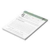 Aangepaste veterinaire receptenblok DVM bewerkbaar Notitieblok (Linkerzijde)