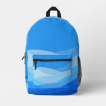 Aangepaste Vibrant Blauw Kleurrijk Patroon Estheti