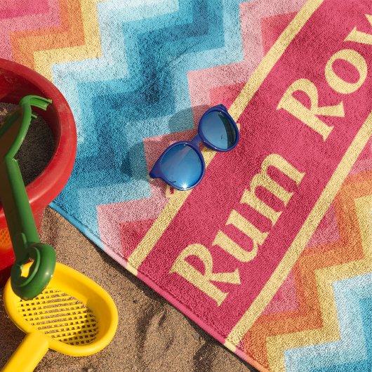 Aangepaste Vibrant Kleur Strandlaken - Aangepaste 