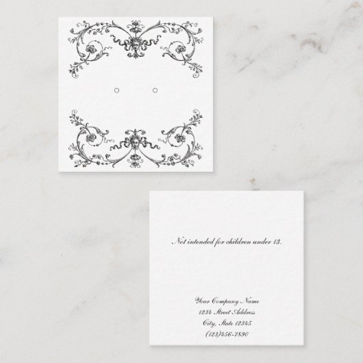 Aangepaste Victoriaans Kaarten voor het oormerken Afsprakenkaartje (Voorkant / Achterkant)