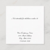 Aangepaste Victoriaans Kaarten voor het oormerken Afsprakenkaartje (Achterkant)