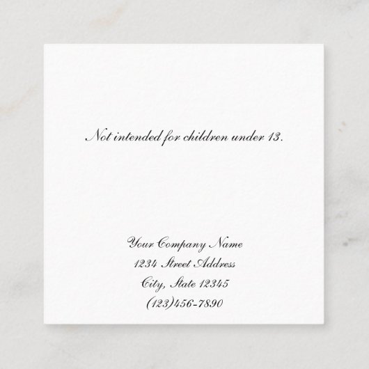 Aangepaste Victoriaans Kaarten voor het oormerken Afsprakenkaartje (Achterkant)