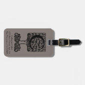 Aangepaste  Victoriaans monogram letter C Bagagelabel (Voorkant horizontaal)