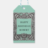 Aangepaste Victoriaans Scroll Lijst – Elegant Cadeaulabel (Voorkant)