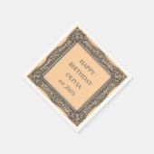 Aangepaste Victoriaans Scroll Lijst servet Elegant (Hoek)