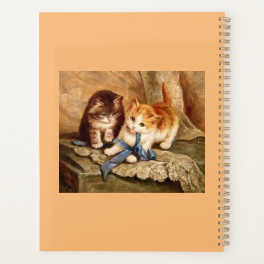 Aangepaste Victoriaans stijlplankittens Planner (Achterkant)
