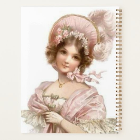 Aangepaste Victoriaans stijlplanner Planner (Achterkant)