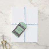 Aangepaste Victoriaanse rolprentlijst – Elegante s Cadeaulabel (Met Touw)