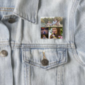 Aangepaste vier foto-Button Vierkante Button 5,1 Cm (In situ)