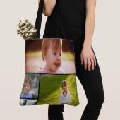 Aangepaste vier foto-Canvas tas (Dichtbij)