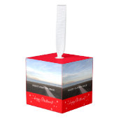 Aangepaste vier kerstfoto's decoratie (Voorkant hoekig)