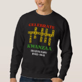 Aangepaste vier Kwanzaa-puzzel Trui (Voorkant)