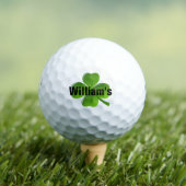 Aangepaste vier Leaf Clover Lucky Golf Balls Golfballen (Insitu Shirt)