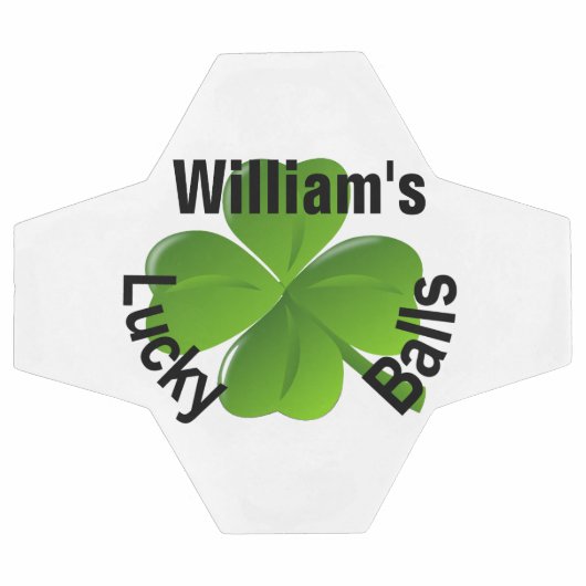 Aangepaste vier lef-klaver Lucky Voetbal (Enkel)