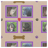 Aangepaste vier Paarse foto-Lijsten Stof (Close Up)